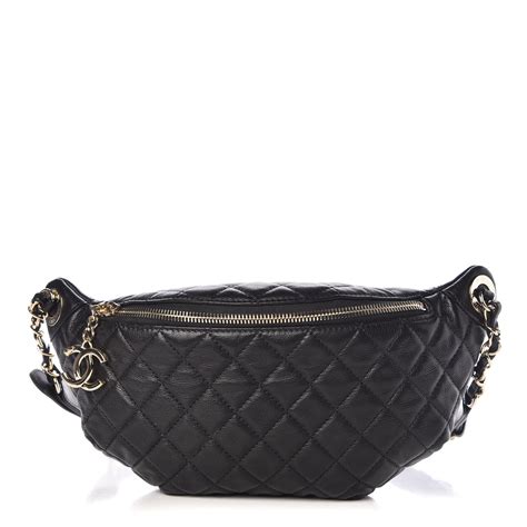 banane chanel prix|CHANEL Calfskin Quilted Banane Waist Bag Fanny Pack.